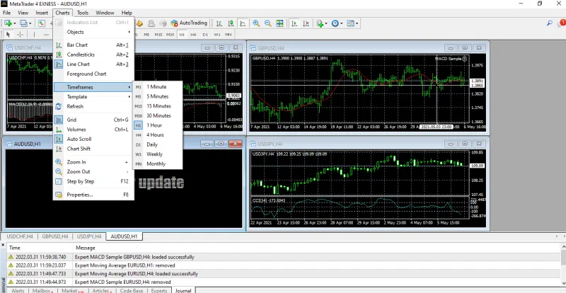 How To Find The Time To Exness MetaTrader 5 On Google in 2021